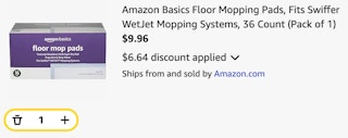 amazon basics mop pads