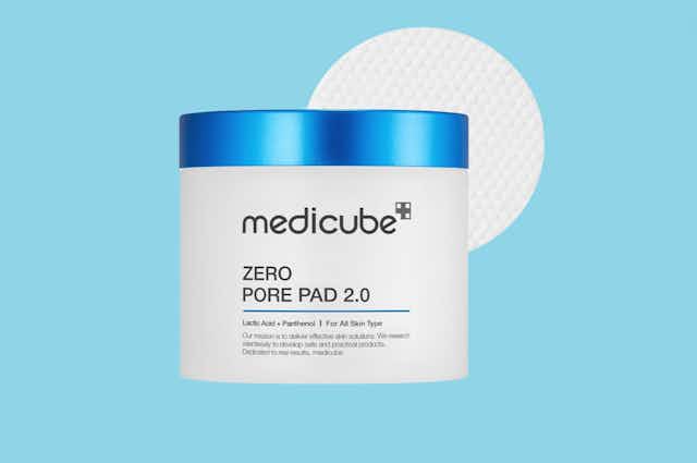 Score 2 Medicube Zero Pore Pad Packs for $12.79 on Amazon card image