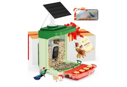 Solar Smart Camera Bird Feeder