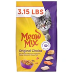 2 Meow Mix Dry Cat Food Bags