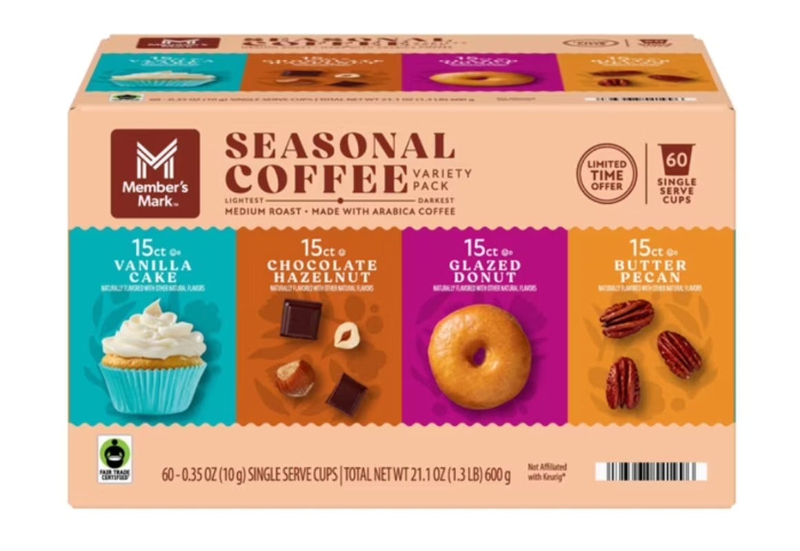 Member's Mark Seasonal Coffee 60-Pack
