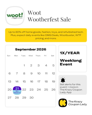 Wootoberfest 2026 dates