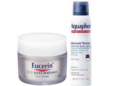 1 Aquaphor + 1 Eucerin