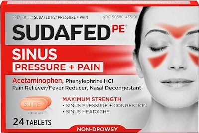 Sudafed PE Sinus Congestion