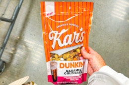 New Item at Kroger: Kar’s Dunkin’ Trail Mix for $9.49 card image