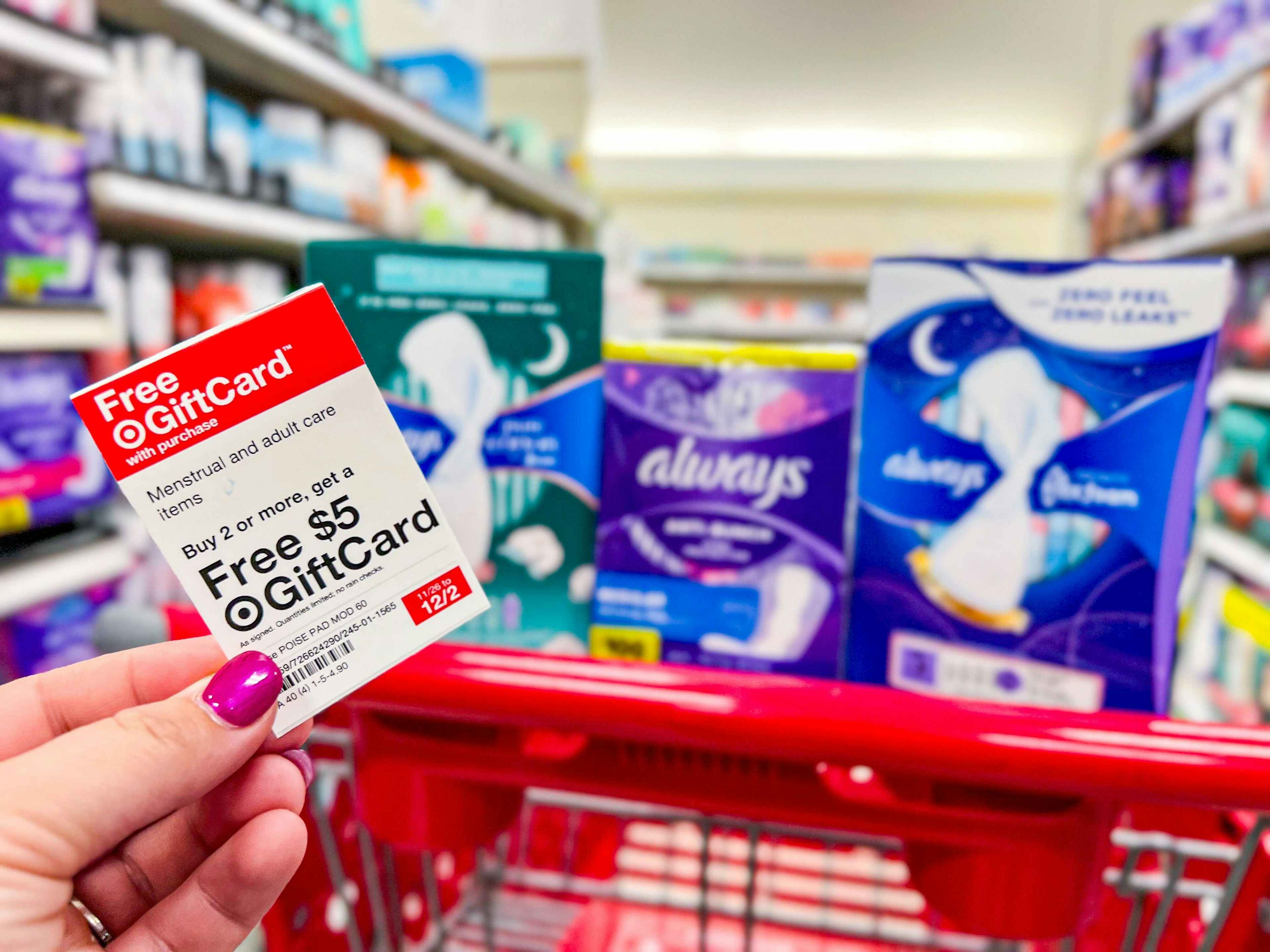Always Feminine Care Products, as Low as 4.37 per Pack at Target The