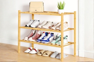 3-Tier Bamboo Shoe Organizer B0D93G4538