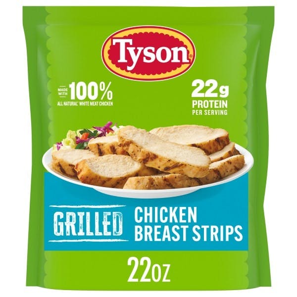 2 Tyson Grilled Chicken Strips Bags