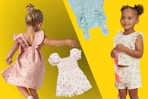 4 different styles of Modern Moments by Gerber clothing line available at Walmart