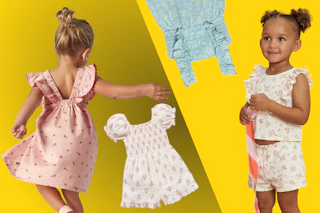4 different styles of Modern Moments by Gerber clothing line available at Walmart