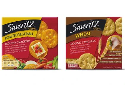Savoritz Round Crackers
