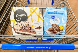 some dupes for popular fast food items in a walmart cart