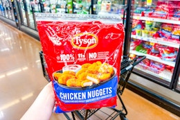 tyson chicken in shopping cart