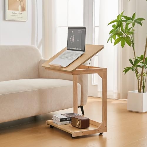 C-Shaped End Table