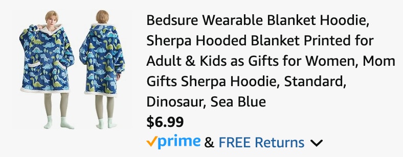 wearable blanket hoodie amazon