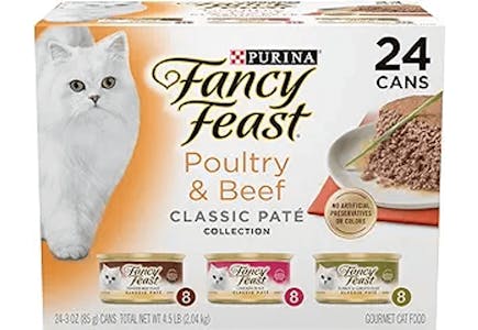 Fancy Feast Wet Cat Food 24-Pack