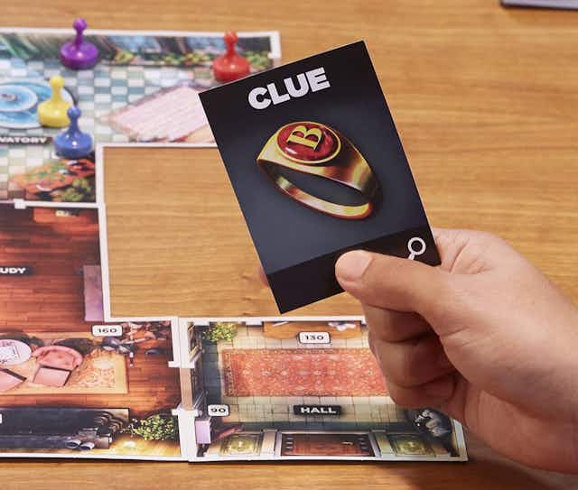 Clue Treachery at Tudor Mansion Game, Now $6.76 on Amazon card image