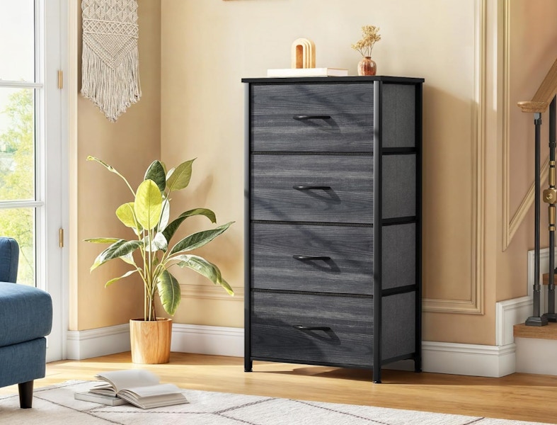 Amazon 4-Drawer Fabric Dresser 2025