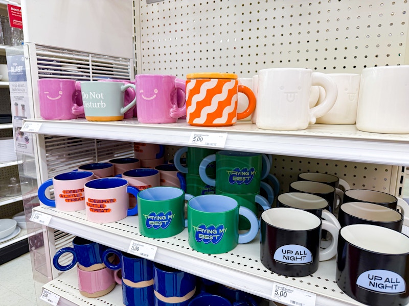 room essentials mugs on target shelf