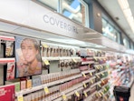 cover girl area shot in walgreens aisle