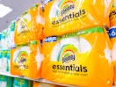 bounty paper towels sitting on a target shelf