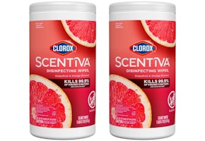 2 Clorox Scentiva Cleaning Wipes