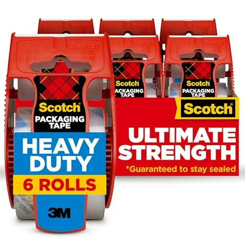 Scotch Shipping Packing Tape 6-Pack