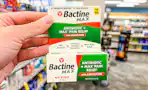 hand holding bactine antibiotic ointment