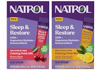 2 Natrol Sleep & Restore Drink Mixes