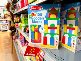 Black Friday Price: $10 Melissa & Doug 100-Count Wooden Block Set card image