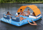 walmart hydro force inflatable party island