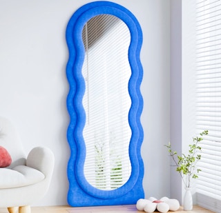 walmart wavy floor length mirror 1695728891 1695728891