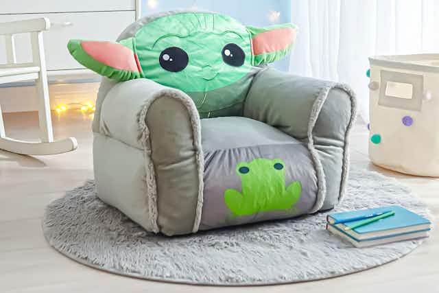 Score a Star Wars Bean Bag Chair at Walmart for Just $24 ($45 on Amazon) card image