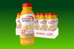 Premier Protein banana shakes