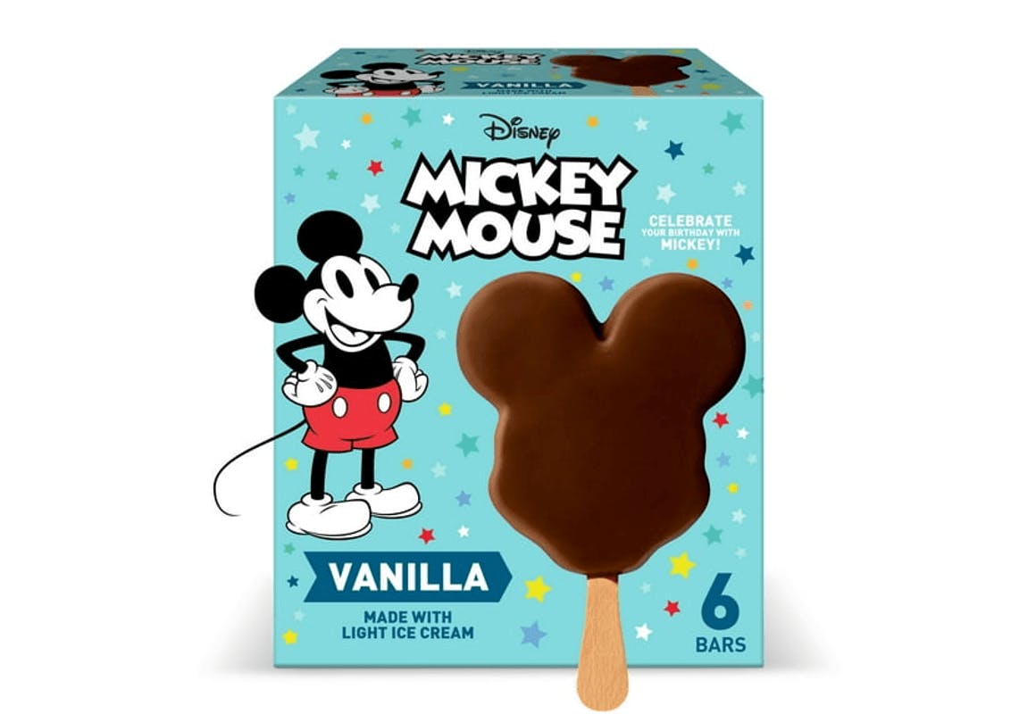 Disney® Mickey Mouse® Light Ice Cream Bars