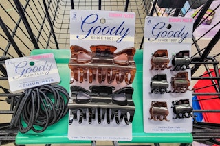 goody hair accessories in a cart