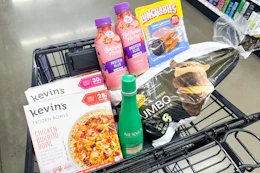 meijer groceries in shopping cart