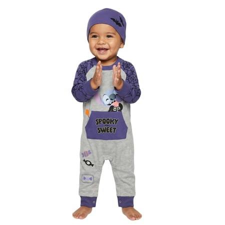 Baby Long Sleeve Coverall & Hat