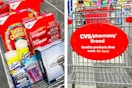 cvs shopping haul and cart