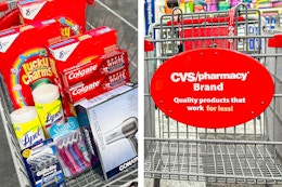cvs shopping haul and cart