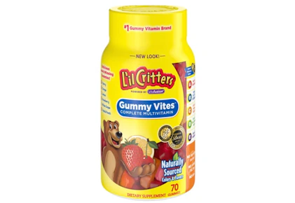 2 L'il Critters Vitamin Bottles