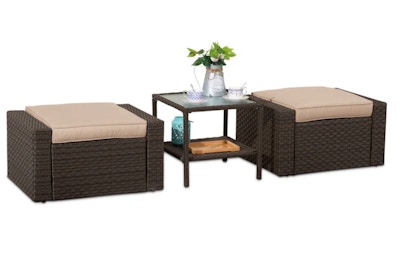 Lark Manor Wicker Outdoor Patio