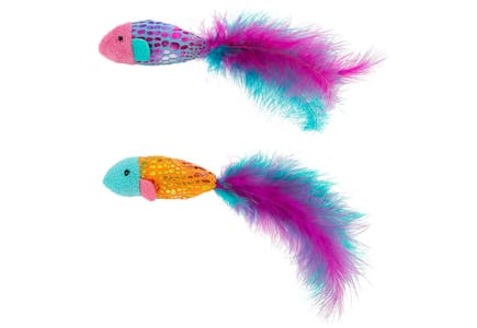 Whisker City Sparkle Fish Cat Toys
