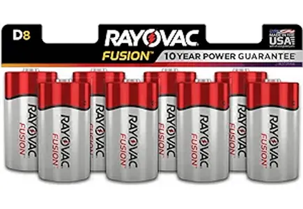Rayovac Fusion D Batteries