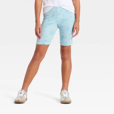 Kids' Cat & Jack Ribbed Bike Shorts