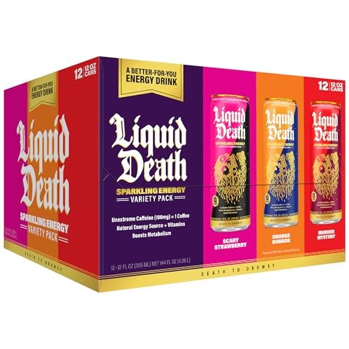 Liquid Death Energy Drink 12-Pack