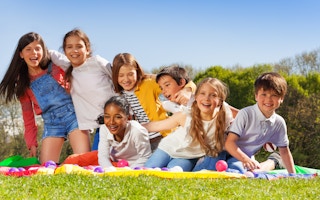 Kids in a park