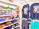 men's graphic tees sitting on a target shelf