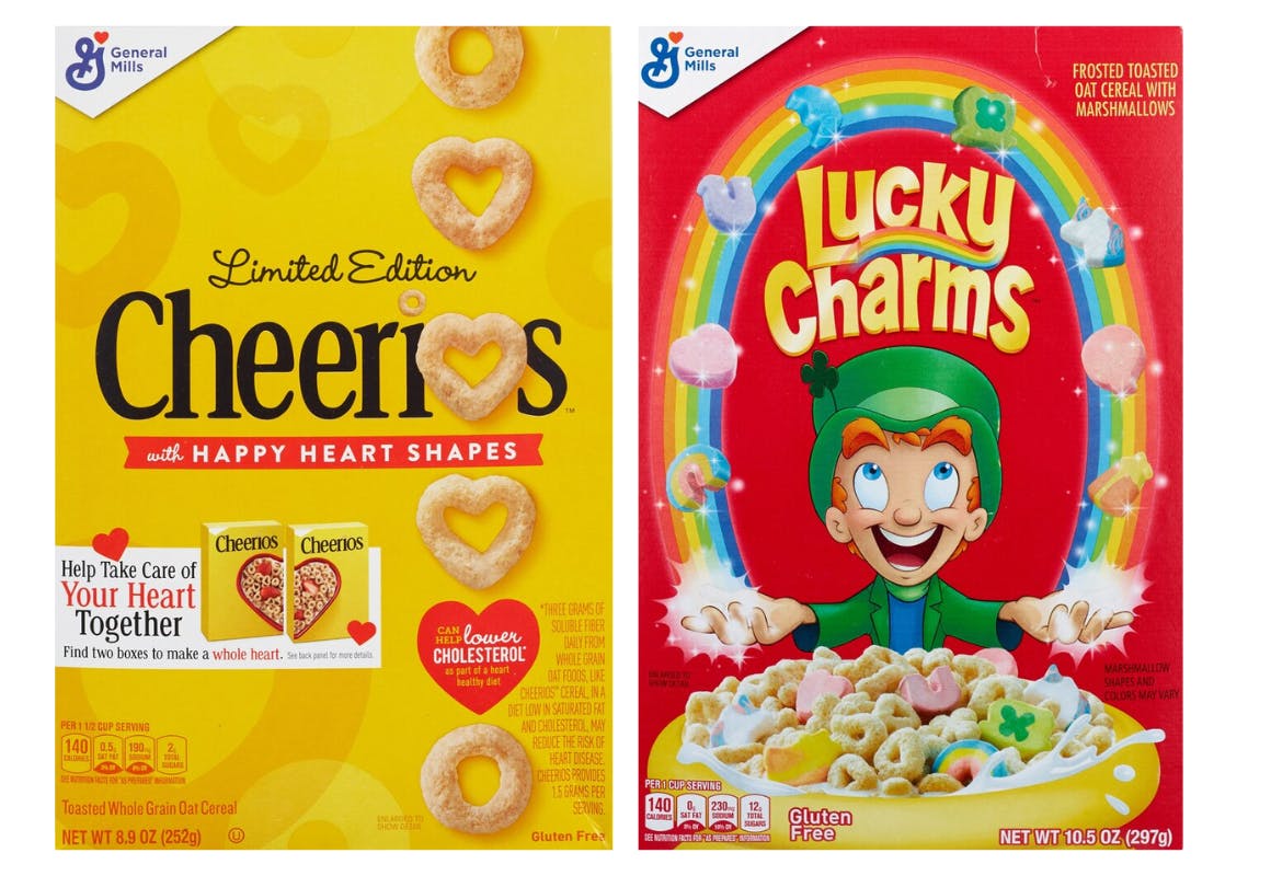 2 Select General Mills Cereals