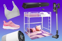 Apparel, bunk bed, soundbar, stick vacuum and more